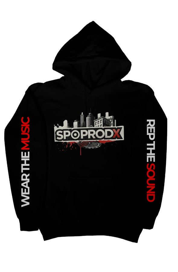 Rep The Sound Lined Hoodie White Liner 